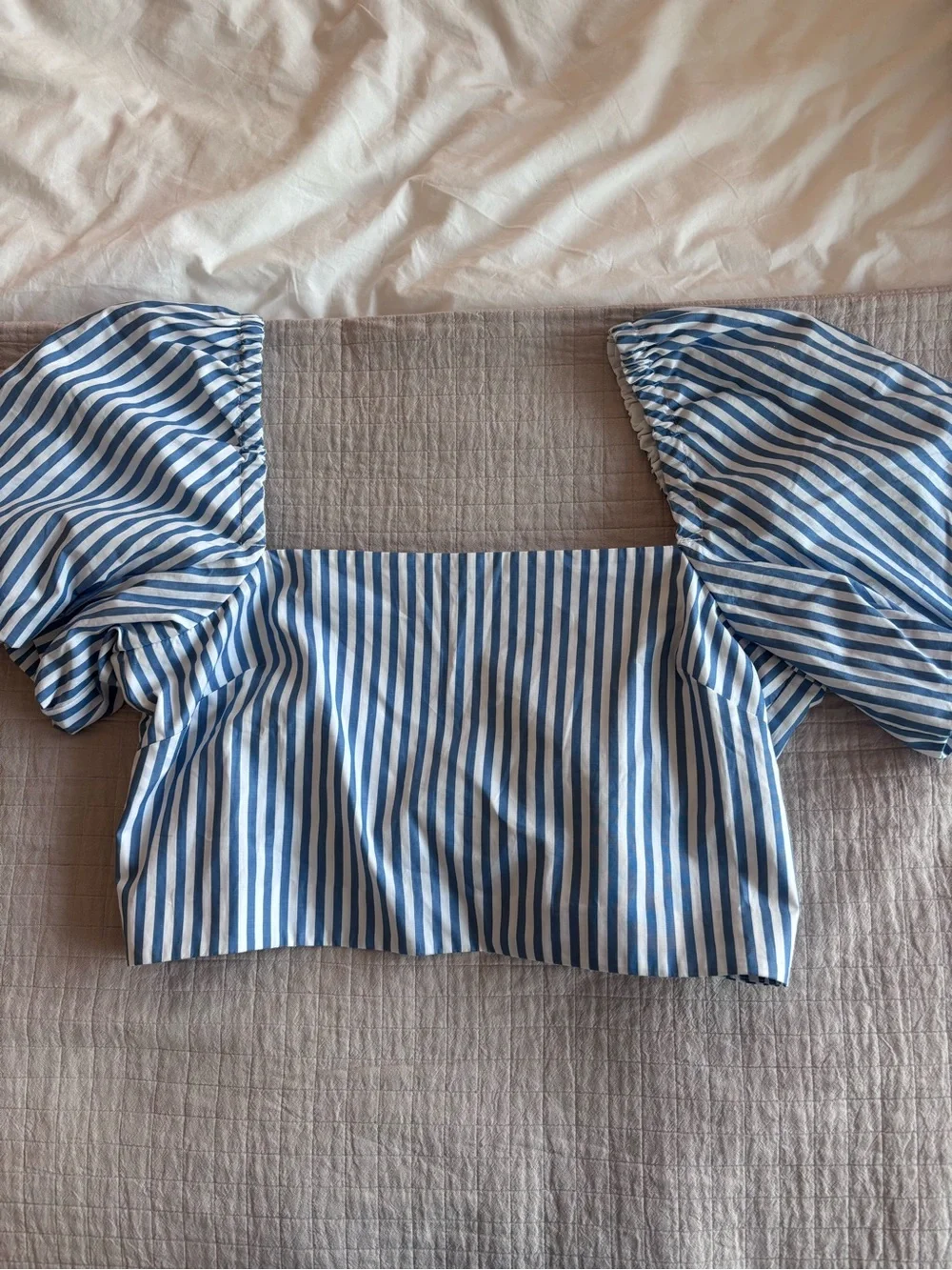 NWT Sézane Lucrecia Blouse in Anori Print Size 4/36 - Picture 5 of 9